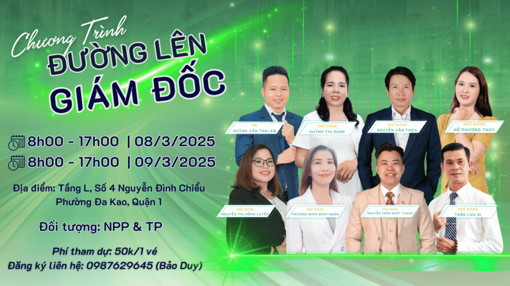ĐƯỜNG LÊN GIÁM ĐỐC